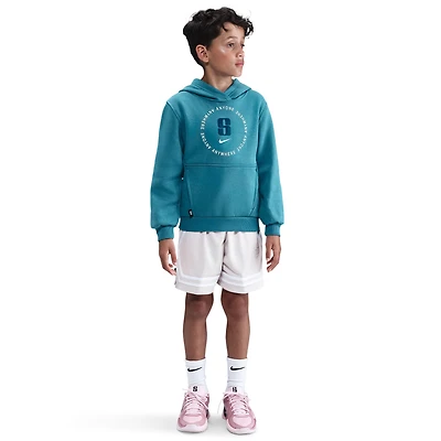 Nike Boys Nike Club Fleece Hoodie - Boys' Grade School Rift Blue/Blue Force Size M