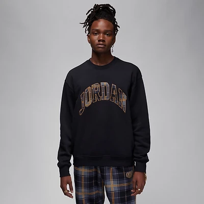Jordan Essential Holiday Plaid Fleece Crew - Men's