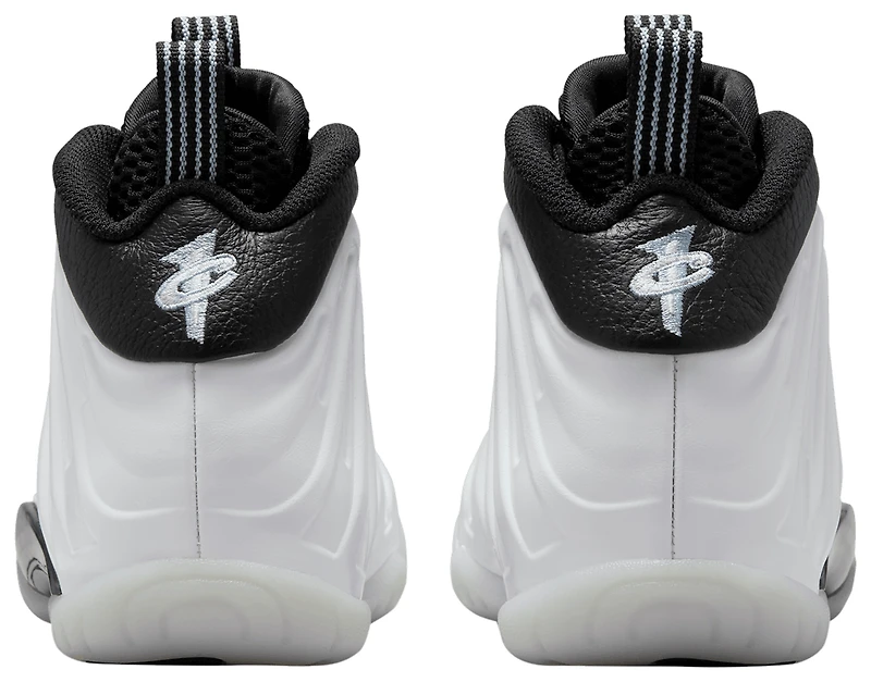 Nike Boys Little Posite One - Boys' Grade School Basketball Shoes Silver/White/Black