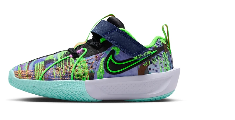 Nike Boys G.T. Cut 3 SE - Boys' Preschool Shoes Blue Void/Green Strike/Hyper Violet