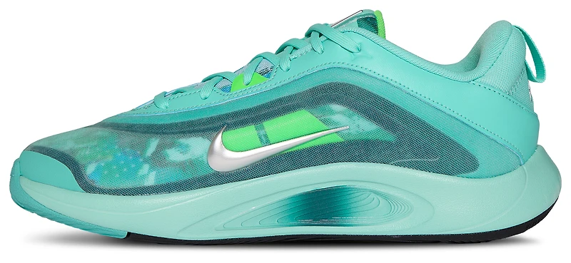 Nike Boys Aja Wilson A'One KC - Boys' Grade School Shoes Bleached Turquoise/Metallic Silver/Washed Teal