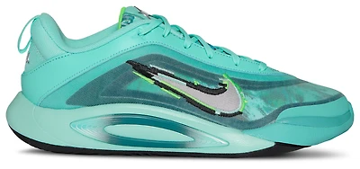 Nike Boys Aja Wilson A'One KC - Boys' Grade School Shoes Bleached Turquoise/Metallic Silver/Washed Teal