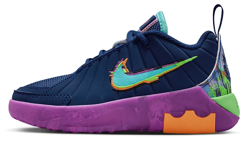 Nike Boys Nike Lebron Witness IX KC - Boys' Preschool Shoes Blue Void/Bleached Turq/Vivid Purple Size 11.0