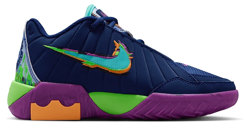 Nike Boys Lebron Witness IX KC - Boys' Grade School Shoes Blue Void/Bleached Turq/Vivid Purple