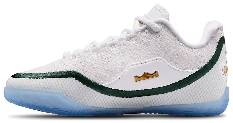 Nike Boys LeBron James XXIII - Boys' Grade School Shoes White/Smoke Grey/Stadium Green