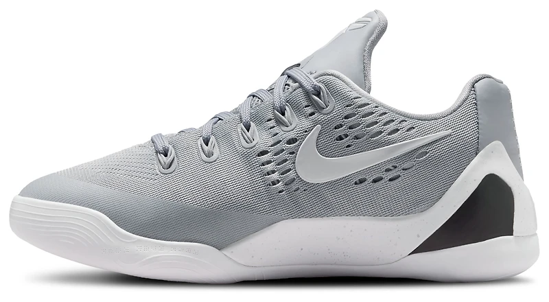 Nike Boys Kobe IX EM - Boys' Grade School Basketball Shoes White/Wolf Grey