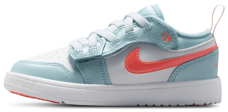 Jordan Girls 1 Low Alt SE FEM - Girls' Preschool Basketball Shoes Atomic Pink/Ocean Bliss/White