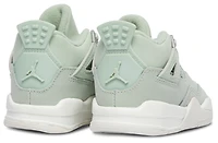Jordan Boys Retro 4 - Boys' Toddler Basketball Shoes Seafoam/Sail/Metallic Silver