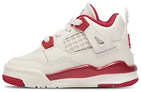 Jordan Girls Retro 4 - Girls' Toddler Basketball Shoes Red/White