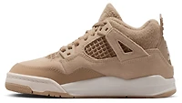 Jordan Girls Retro 4 - Girls' Preschool Shoes Light Orewood/Hemp