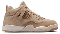 Jordan Girls Retro 4 - Girls' Preschool Shoes Light Orewood/Hemp