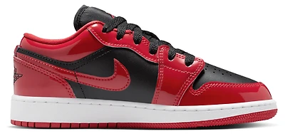 Jordan Boys Air 1 Low SE - Boys' Grade School Basketball Shoes Black/Varsity Red/White