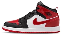 Jordan Boys 1 Mid SE - Boys' Preschool Shoes Black/Varsity Red/White