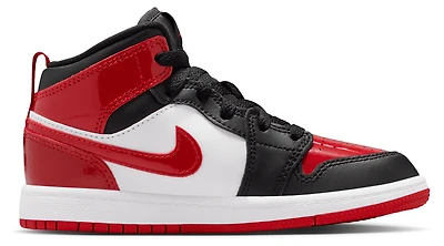 Jordan Boys 1 Mid SE - Boys' Preschool Shoes Black/Varsity Red/White