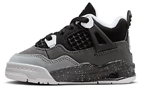 Jordan Boys Jordan Jordan Retro 4 Remastered - Boys' Toddler Shoes Black/White Size 05.0