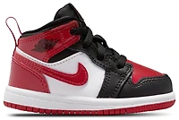Jordan Boys 1 Mid SE - Boys' Toddler Basketball Shoes Black/Varsity Red/White