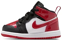 Jordan Boys 1 Mid SE - Boys' Toddler Basketball Shoes Black/Varsity Red/White