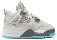 Jordan Boys Retro 4 - Boys' Toddler Shoes Photon Dust/Flat Pewter/Blue Chill