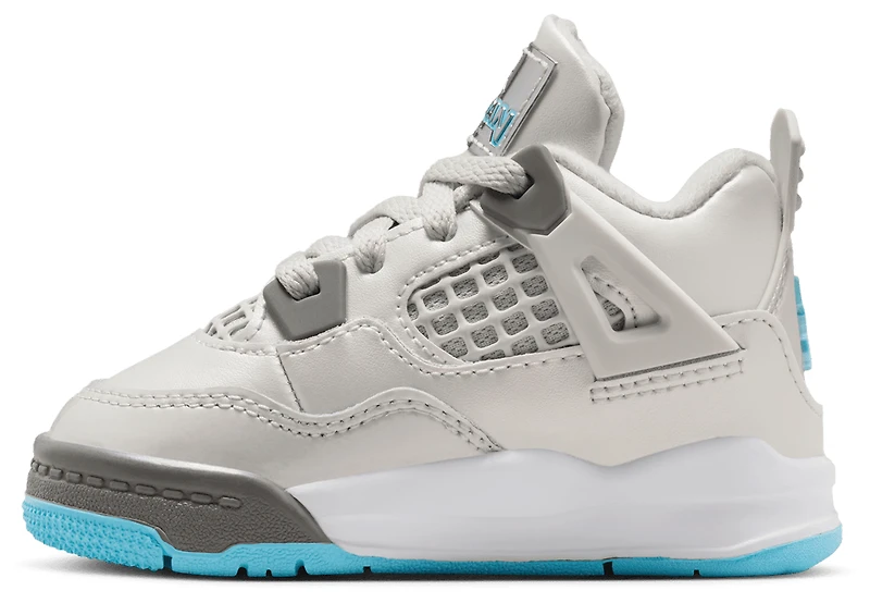 Jordan Boys Retro 4 - Boys' Toddler Shoes Photon Dust/Flat Pewter/Blue Chill