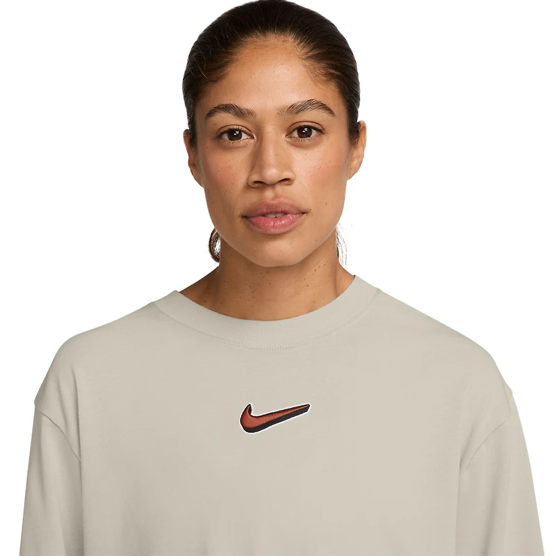 Nike Long Sleeve Support Crop T-Shirt - Women's