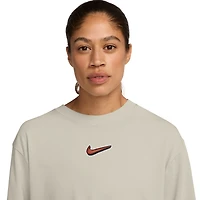 Nike Long Sleeve Support Crop T-Shirt - Women's