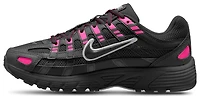Nike Girls P-6000 - Girls' Grade School Shoes Pink Blast/Black/Metallic Silver