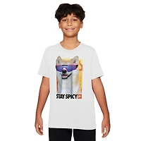 Nike Boys Photo Shiba T-Shirt - Boys' Grade School White/Multi