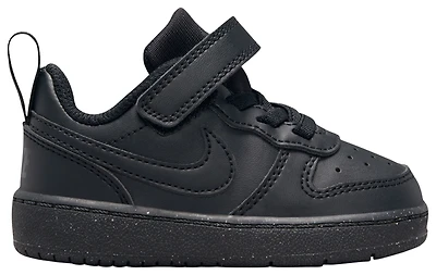 Nike Boys Court Borough Low Recraft - Boys' Toddler Running Shoes Black/Black/Black