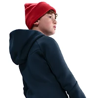 Nike Boys Nike Tech Fleece Full-Zip - Boys' Grade School Obsidian/Black Size L
