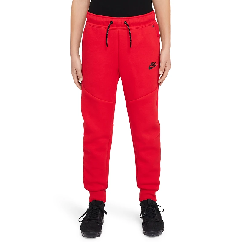 Nike Boys Tech Fleece Pants - Boys' Grade School University Red/Black