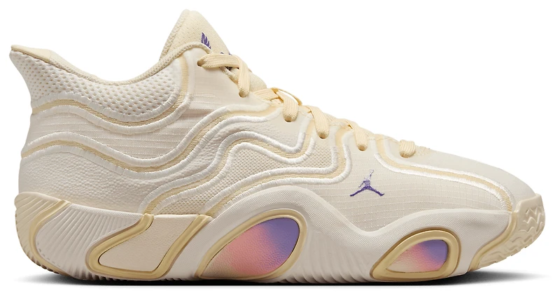Jordan Boys Jayson Tatum 3 - Boys' Grade School Shoes Sail/Dark Iris/Muslin