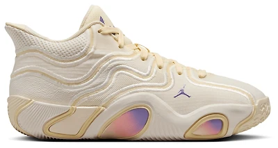 Jordan Boys Jayson Tatum 3 - Boys' Grade School Shoes Sail/Dark Iris/Muslin