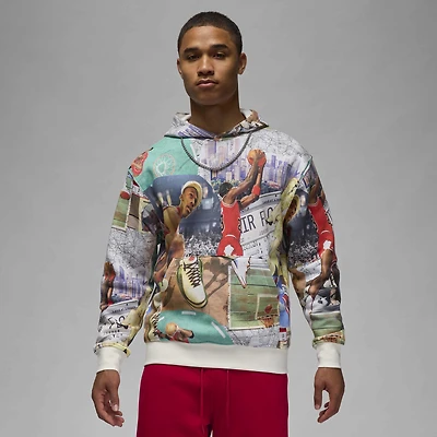 Jordan Brooklyn AOP Fleece Pullover  - Men's