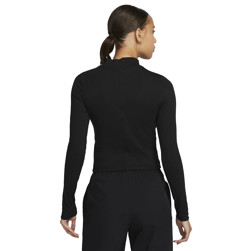 Nike NSW Essential Rib Mock Long Sleeve Top - Women's