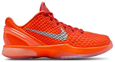 Nike Boys Kobe VI - Boys' Grade School Shoes Orange/Metallic Silver