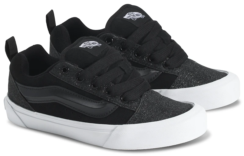 Vans Girls Knu Skool Dazzled - Girls' Grade School Shoes Black/White