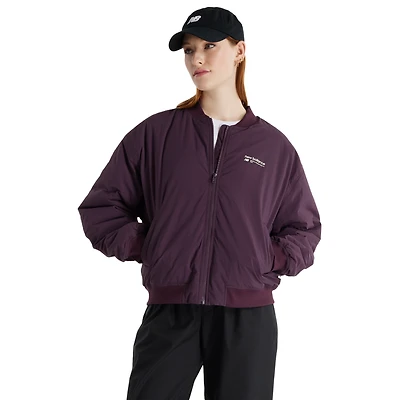 New Balance Heritage Woven Bomber Jacket - Women's