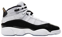 Jordan Boys Jordan 6 Rings - Boys' Grade School Basketball Shoes White/Black/Metallic Gold Size 07.0