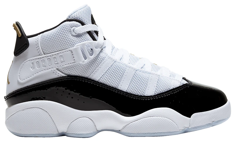 Jordan Boys Jordan 6 Rings - Boys' Preschool Basketball Shoes Metallic Gold/Black/White Size 01.5