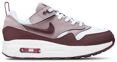 Nike Boys Air Max 1 EasyOn - Boys' Preschool Shoes Burgundy Crush/White