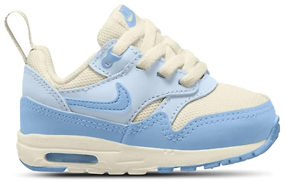 Nike Girls Air Max 1 EasyOn - Girls' Toddler Shoes Sail/Blue