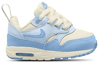 Nike Girls Air Max 1 EasyOn - Girls' Toddler Shoes Sail/Blue