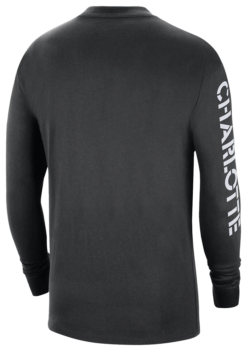 Nike Bobcats Courtside Statement L/S T-Shirt - Men's