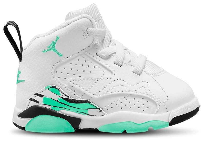 Jordan Boys Jordan MVP - Boys' Toddler Basketball Shoes White/Green Glow/Black Size 05.0