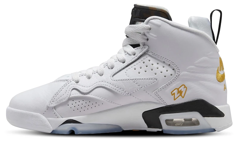Jordan Boys MVP - Boys' Grade School Basketball Shoes Yellow Ochre/White/Black