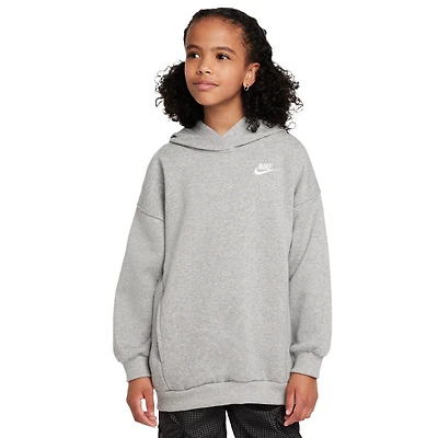Nike NSW Club Fleece Oversized PO Hoodie - Girls' Grade School