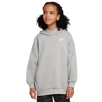 Nike NSW Club Fleece Oversized PO Hoodie - Girls' Grade School
