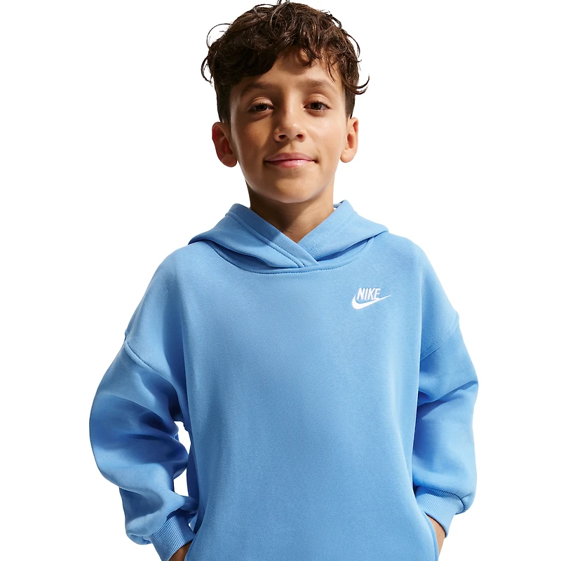 Nike Girls NSW Club Fleece Oversized PO Hoodie