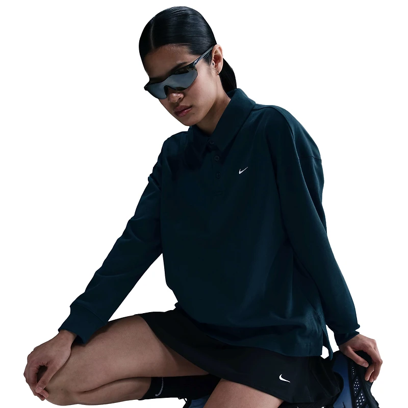 Nike NSW Essential Oversize Long Sleeve Polo - Women's