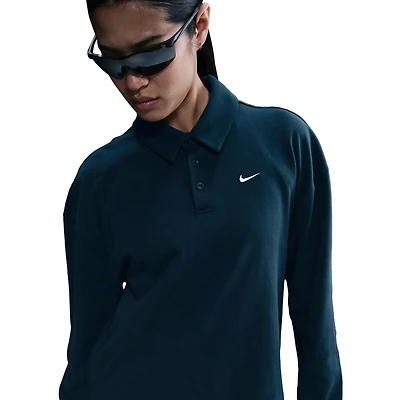 Nike NSW Essential Oversize Long Sleeve Polo - Women's